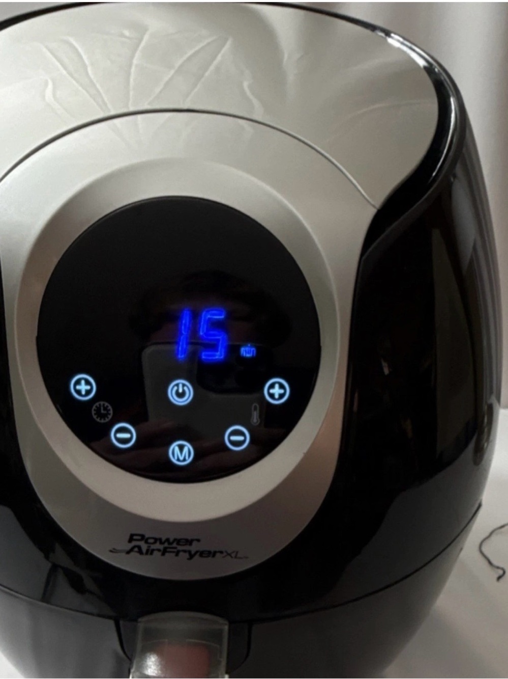 Black and Silver Digital Air Fryer - Picture 6 of 7